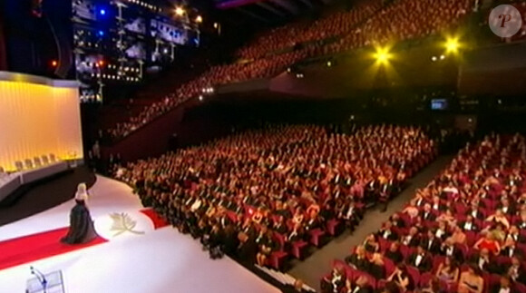 L'ouverture du festival de Cannes le 11 mai 2011 avec la maîtresse de cérémonie Mélanie Laurent