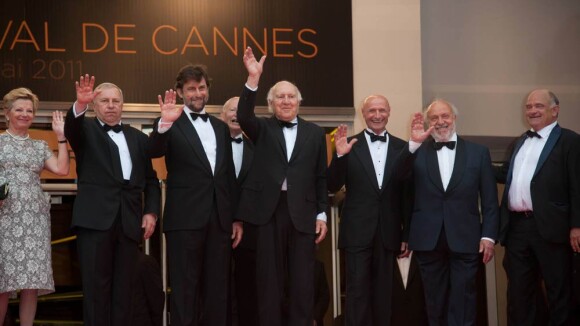 Cannes 2011 : Le Pape Michel Piccoli et Nanni Moretti sur les marches !