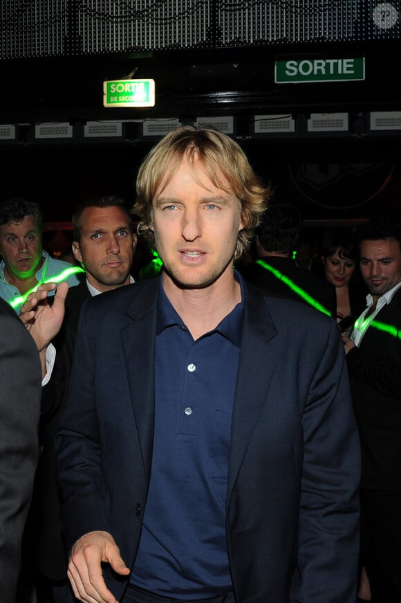 Owen Wilson assiste à la soirée Duran Duran, vendredi 13 mai au VIP Room de Cannes, en plein Festival international du film.