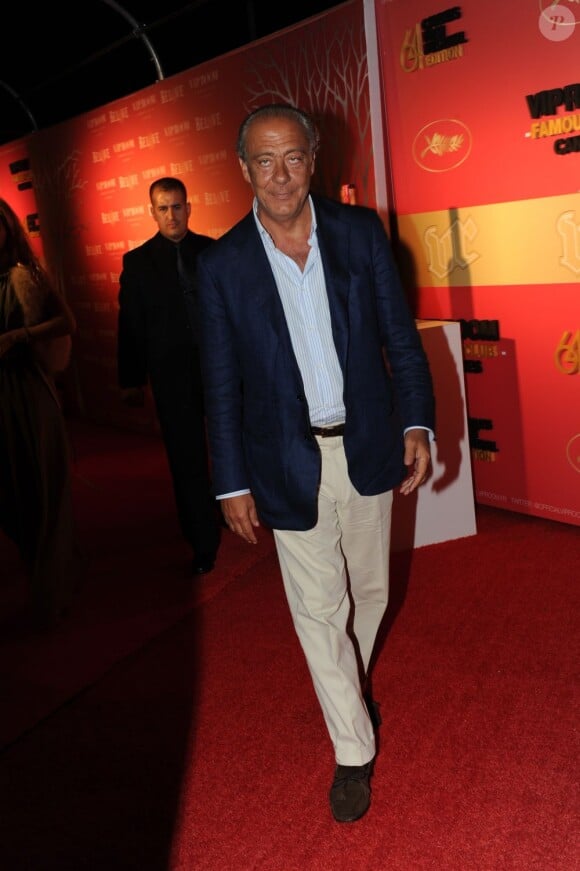 Fawaz Gruosi assiste à la soirée Duran Duran, vendredi 13 mai au VIP Room de Cannes, en plein Festival international du film.