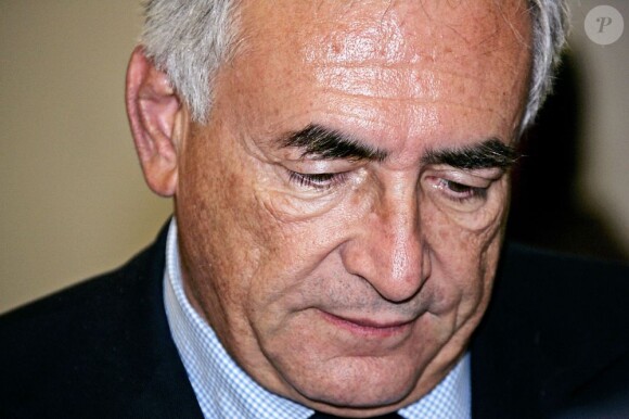 Dominique Strauss-Kahn, lors d'un meeting à Bordeaux en 2005.