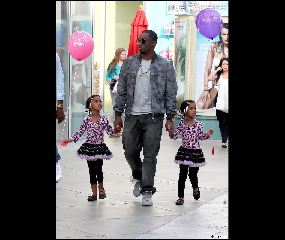 P. Diddy avec ses filles D'Lila Star et Jessie James il est au top du