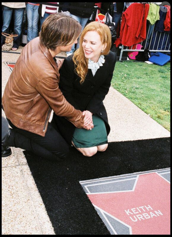 Keith Urban et Nicole Kidman follement amoureux à Nashville le 15 mai 2011.