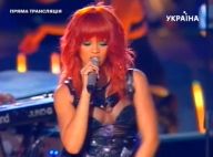 Rihanna : Un show endiablé pour le foot ukrainien et devant Milla Jovovich !