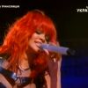 Rihanna chante pour les 75 ans du Shakhtar Donetsk en Ukraine le 14 mai 2011