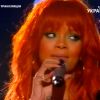 Rihanna chante pour les 75 ans du Shakhtar Donetsk en Ukraine le 14 mai 2011