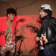 Matthieu Chedid s'est joint à son amie Ayo pour un concert endiablé à la Villa Chic, lors du Festival de Cannes, le 15 mai 2011.