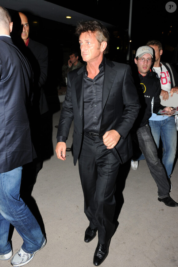 Sean Penn lors de la soirée Paul Allen à Cannes le 17 mai 2011