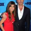 Paula Abdul et Simon Cowell, jurés de X Factor, assistent à la conférence de presse de la Fox, lundi 16 mai à New York.