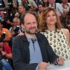 Denis Podalydès et Florence Pernel lors du photocall du film La Conquête au festival de Cannes le 18 mai 2011