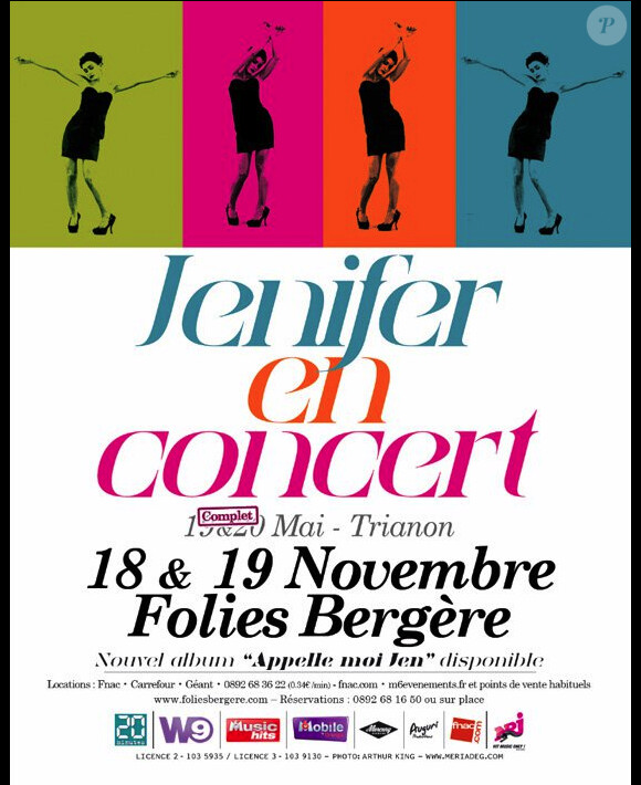 Jenifer en concert aux Folies Bergère
