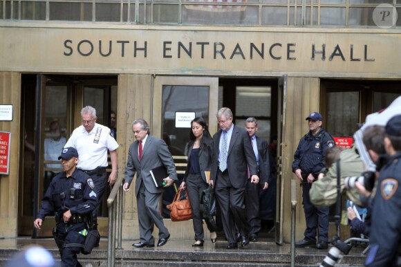 Les avocats de Dominique Strauss-Kahn devant le tribunal de Manhattan, le 16 mai 2011