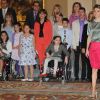 Letizia d'Espagne a salué des enfants malades. Madrid, 18 mai 2011