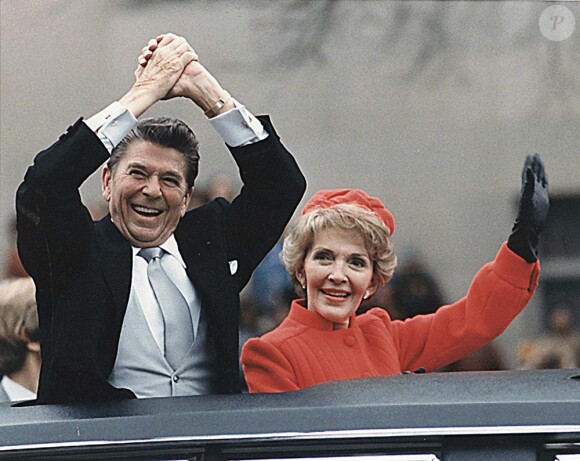 Ronald Reagan et sa femme Nancy, à Washington, le 20 janvier 1981.