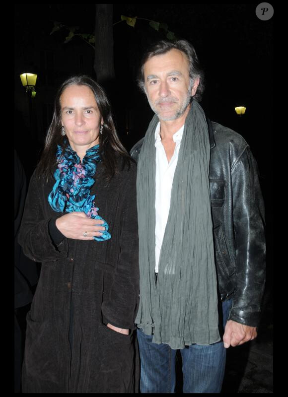 Christophe Malavoy en octobre 2008 avec son épouse
 