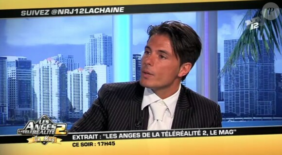 Giuseppe, invité sur le plateau des Anges de la télé-réalité 2 le 30 mai 2011