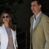 Letizia et Felipe d'Espagne à l'hôpital San Jose de Madrid le 4 juin 2011 sont allés rendre visite au roi Juan Carlos après son opération