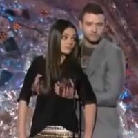 MTV Movie Awards : Mila Kunis et Justin Timberlake se pelotent sur scène !