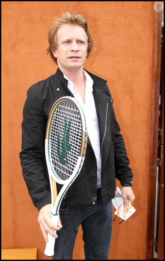Jérémie Renier lors de la finale du tournoi de Roland-Garros, le diamnche 5 juin 2011.