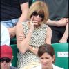 Anna Wintour lors de la finale du tournoi de Roland-Garros, le diamnche 5 juin 2011.