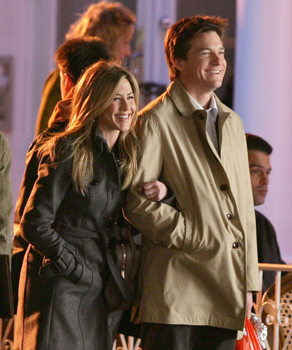 Jennifer Aniston et Jason Bateman sur le tournage d'Une famille très moderne