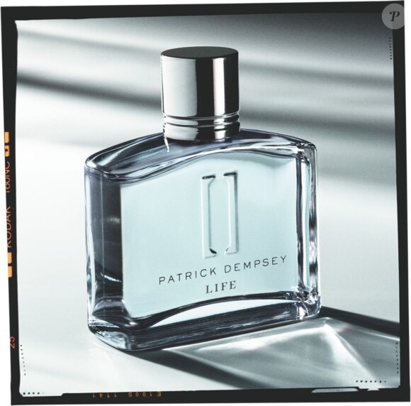 Life, le nouveau parfum de Patrick Dempsey mélange des notes de lavande avec une touche de senteurs boisées. 