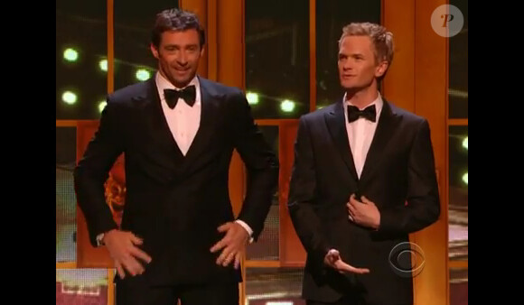Le délirant numéro de Neil Patrick Harris et Hugh Jackman, lors de la 65e cérémonie des Tony Awards, à New York, le 12 juin 2011.