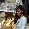 Camilla Parker Bowles et Kate Middleton lors de la cérémonie annuelle de l'Ordre de la jarretière dans la chapelle Saint George à Windsor le 13 juin 2011