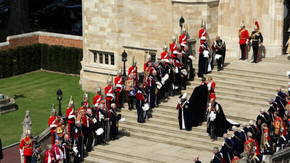 La cérémonie annuelle de l'Ordre de la jarretière dans la chapelle Saint George à Windsor le 13 juin 2011