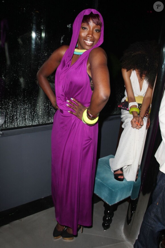 Estelle lors de l'anniversaire du président de l'agence de mannequins Wilhelmina Sean Patterson à la Preview Party pour PH-D Rooftop Lounge à l'hôtel Dream Downtown de New York, le 12 juin 2011