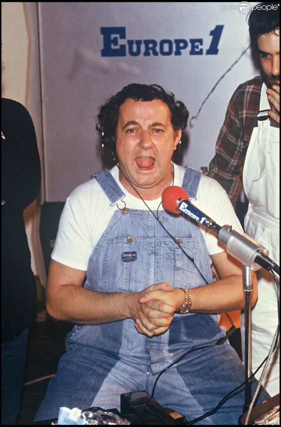 Coluche, à Paris, le 10 mars 1986. Purepeople