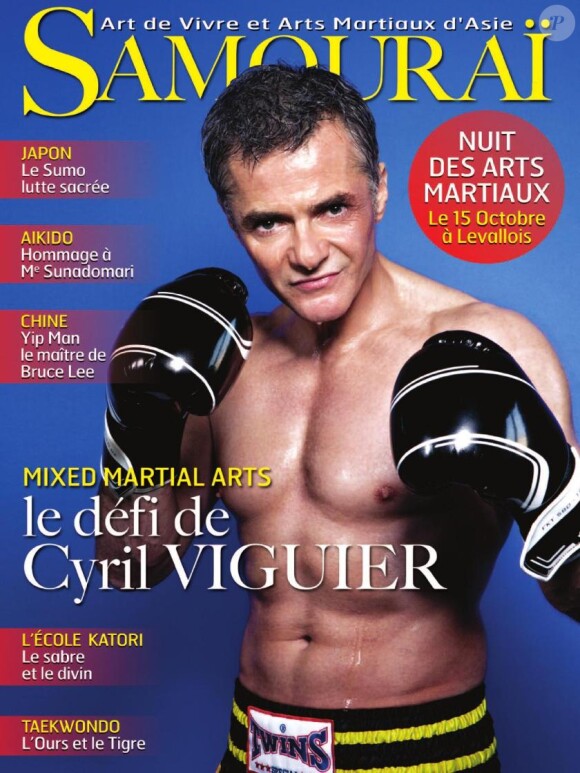 Cyril Viguier en couverture du magazine spécialisé Samuraï