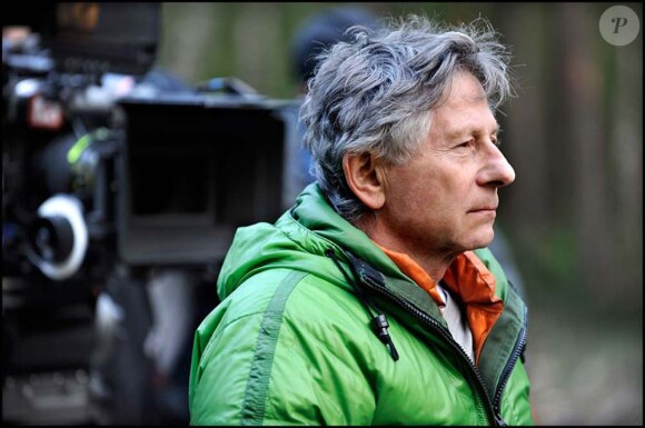 Roman Polanski sur le tournage de The Ghost Writer, sortie en salle en mars 2010.