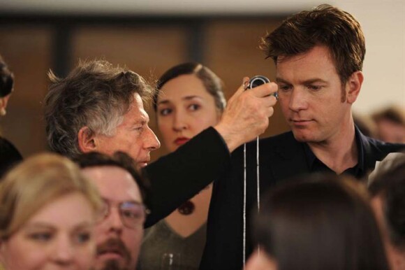 Ewan McGregor et Roman Polanski sur le tournage de The Ghost Writer, sortie en salle en mars 2010.