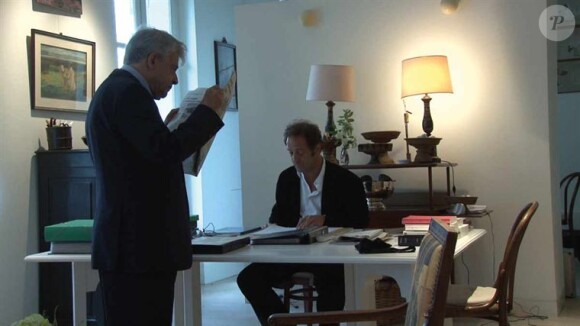 Image du film Pater d'Alain Cavalier avec Vincent Lindon