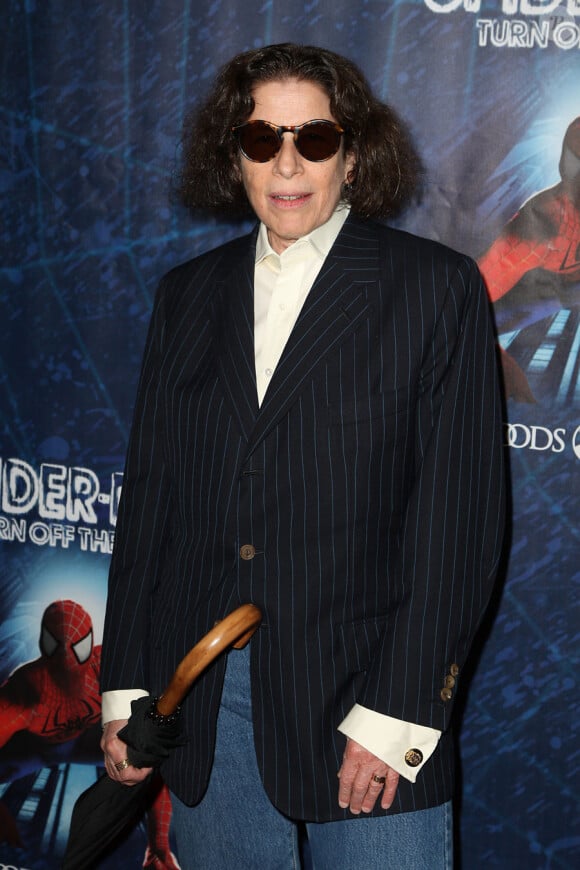 Fran Lebowitz lors de la première de la comédie musicale Spider-man : Turn off the Dark à New York le 14 juin 2011