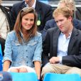 Pippa Middleton et son ami (?) George Percy assistaient ensemble, le 9 juin 2011, à la finale du tournoi qu Queen's (Purray-Tsonga, victoire de l'Ecossais).