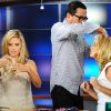 Heidi Klum a fait le show avec son coiffeur sur le plateau de Good Day LA début juin 2011