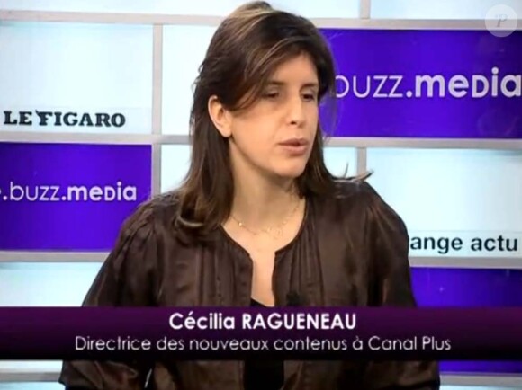 Cécilia Ragueneau, invitée du Buzz Média du Figaro, en janvier 2011.