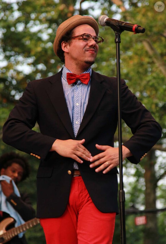 Ben l'Oncle Soul au SummerStage Festival de Central Park, à New York, le 21 juin 2011.
