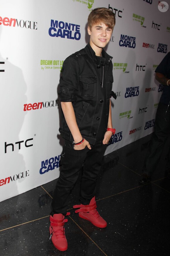 Le 23 juin 2011 à New York, Justin Bieber à la première de Monte Carlo