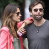 Alessandra Ambrosio dans les rues de New York avec son compagnon Jaime Mazur et une amie du couple, le top Fernanda Motta. Le 23 juin 2011