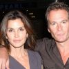 Cindy Crawford et son époux Rande Gerber dans les rues de New York après avoir assisté au spectacle The Book of Mormon sur Broadway. Juin 2011, New York