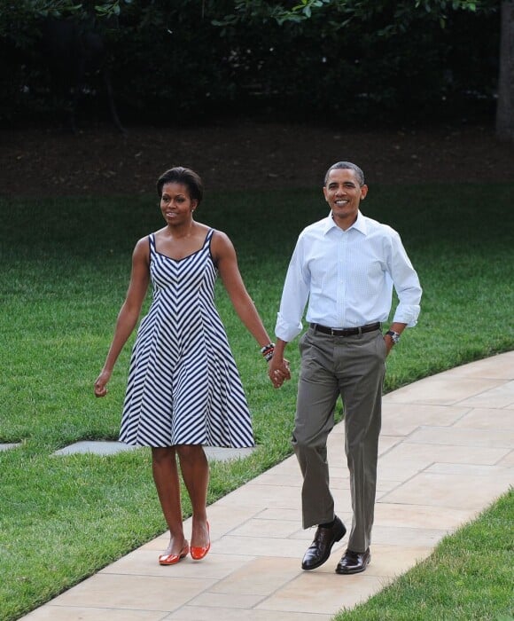 Michelle et Barack Obama lors du pique-nique du Congrès en juin 2011