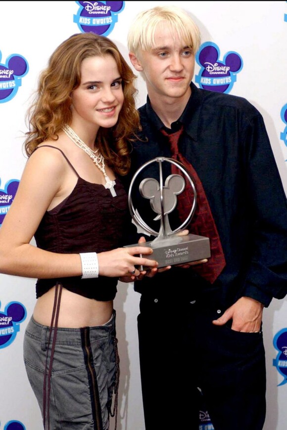 Emma Watson et Tom Felton en 2003