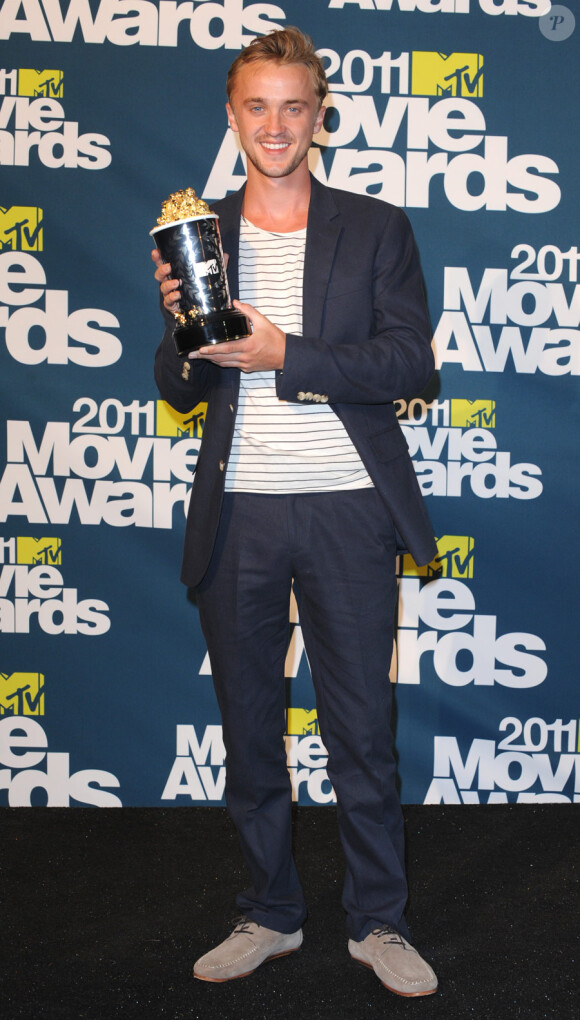 Tom Felton lors des MTV Movie Awards le 5 juin 2011