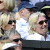 Richard Branson au tournoi de Wimbledon. 1er juillet 2011