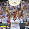 Petra Kvitova remporte le tournoi de Wimbledon, le 3 juillet 2011.