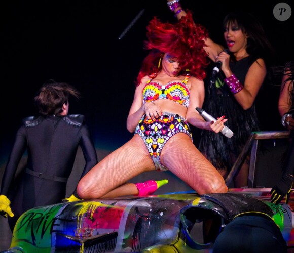 En concert à Las Vegas, le 2 jullet, Rihanna était déchaînée...