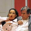 Bernard et Elisa Menez répètent la pièce Pauvre France !, qu'il jouera jusqu'en octobre 2011 à Paris.